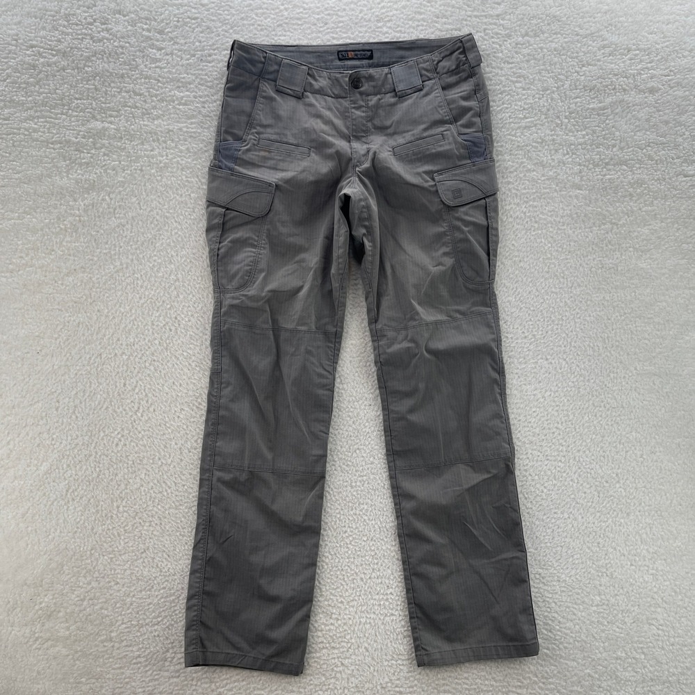 5.11 Tactical Pants Womens 12 Long Gray Stryke Cargo Pants Workwear EMT Security